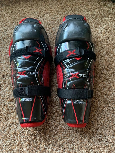 Used Bauer Vapor X700 Shin Pads