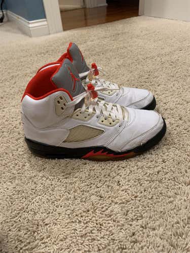 Air Jordan 5 Fire Red 2000 Reflective Tongue