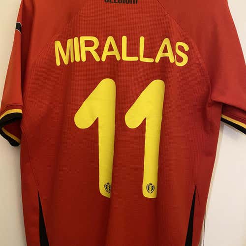 Kevin Mirallas 2014 World Cup Belgium Home Jersey