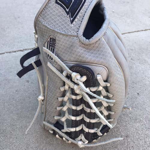 Goin Yard Gloves  Gray Used Outfield Pro series 12.5" Baseball Glove