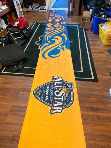 2016 NHL All Star Game Wall Flag. (16 by 2 ft.)