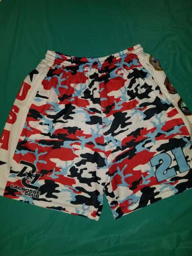 Digi Camo Men's lacrosse shorts Military branches - Large