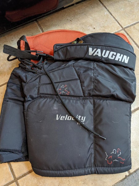 Black Used Small Vaughn Hockey Goalie Pants