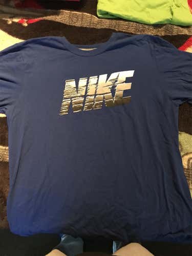 Blue Unisex XL Nike Shirt