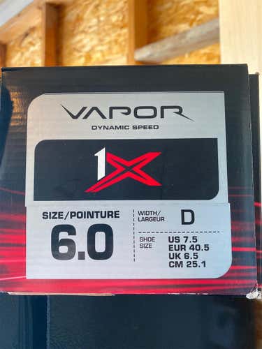 New Bauer Vapor 1X Size 6 Hockey Skates