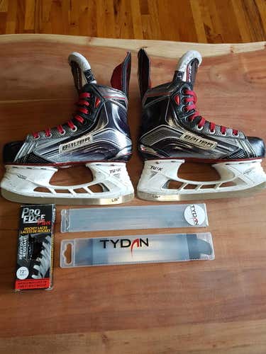 Used Bauer Vapor X900 Skates Size 1 w/ Tydan Steel