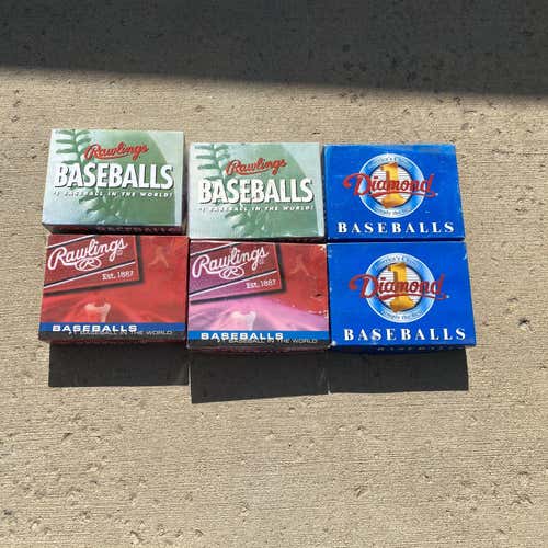 New Rawlings 9 Pack Baseballs