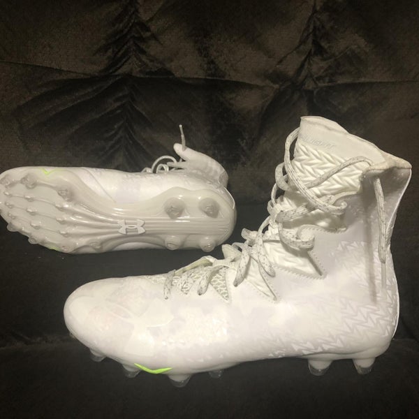 White Adult Molded Cleats High Top