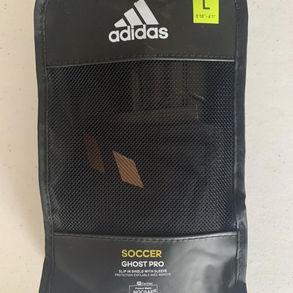 Black New Large Adidas Ghost Pro Shin Guards