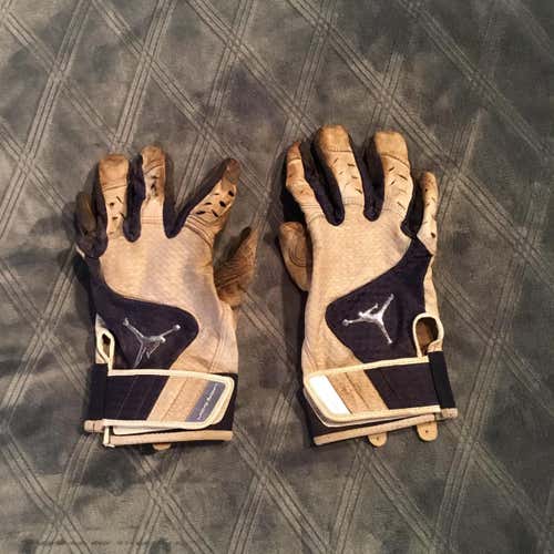 Jordan Batting Gloves Men’s Large Navy Used