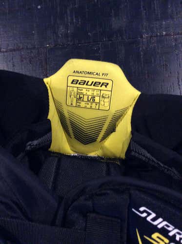 Used - Junior Large Black Bauer Supreme S27 Goalie Pants