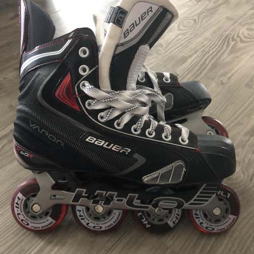 Like-New Size 10D Bauer X60R Inline Hockey Skates, Used Once!