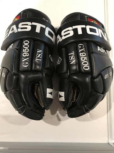 Black Used Senior Easton Gloves 14"