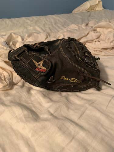 Black Used Catcher's Pro elite 33.5" Baseball Glove