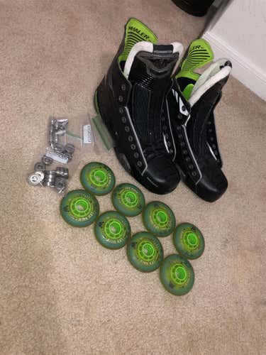 Mission Ds2 Hockey Inline Roller Skates Size 10