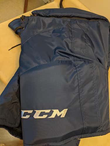 Senior New Medium CCM HP45X RBZ Hockey Pants Navy Pro Stock