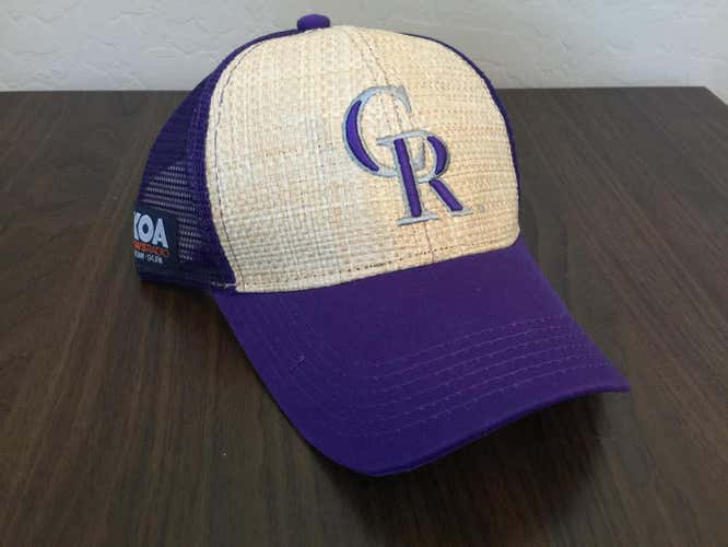 Colorado Rockies MLB SUPER AWESOME 850 KOA 2016 SGA Snap Back Trucker's Cap Hat!