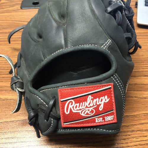 Black Used Infield Heart of the Hide 11.75" Baseball Glove