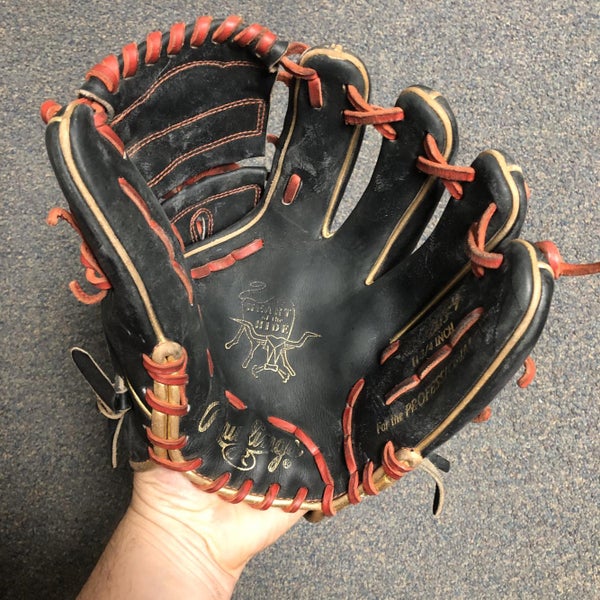 Black Used Infield Heart of the Hide 11.75" Baseball Glove