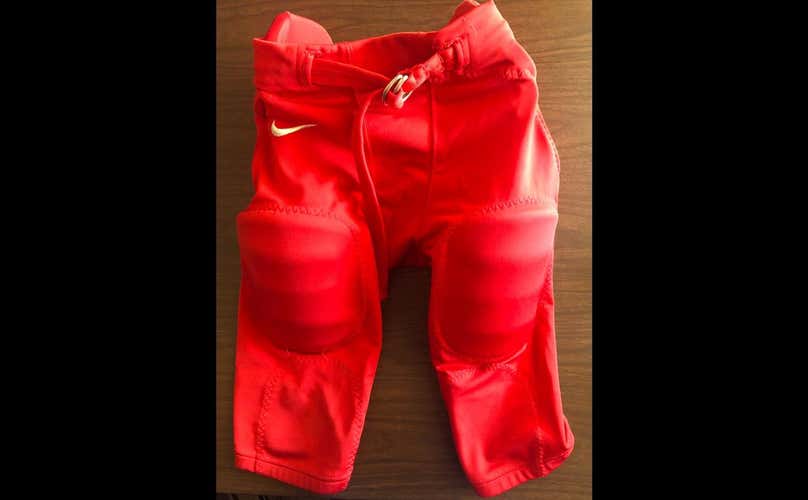 Red Unisex XL Nike Padded Football Pants