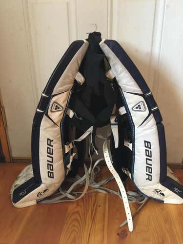 Used Junior 28" Bauer Reactor 5000 Goalie Leg Pads