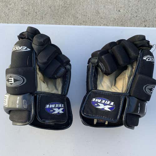 Black Used Easton 15" Gloves