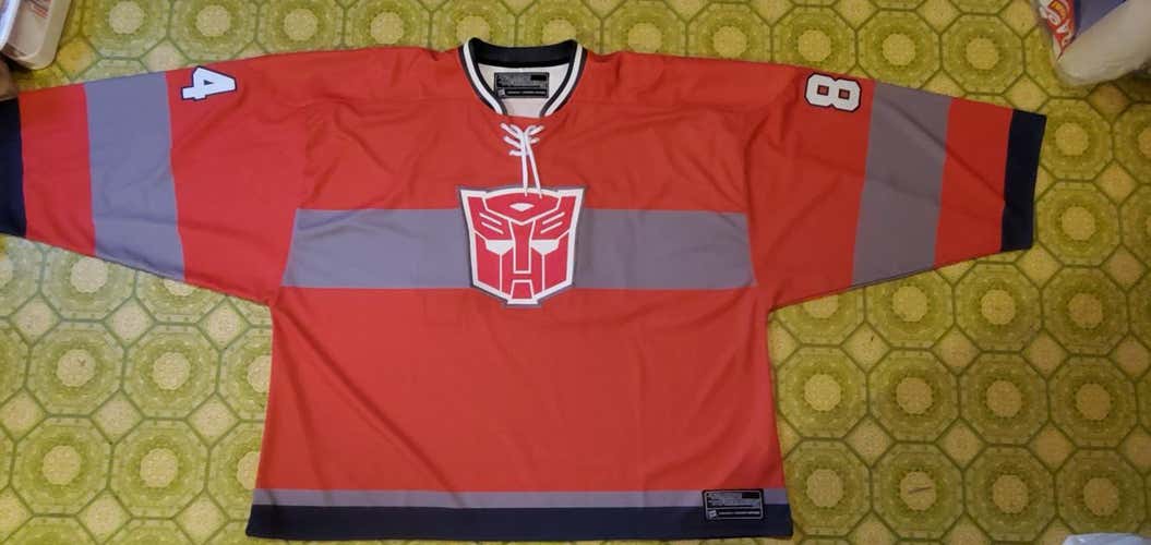 Transformers Autobot Inspired Goalie sized Jersey