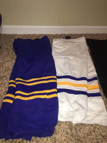 Blue Senior Large  Socks