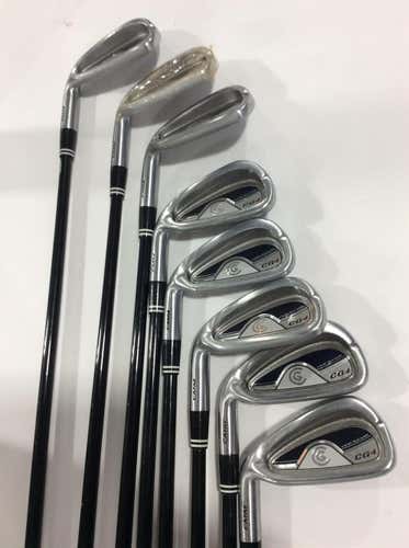 Used Cleveland Jkbikub 8 Piece Graphite Stiff Golf Mens Package Sets
