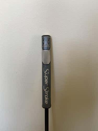 Used Odyssey O works 7s mallet with custom shaft and counterbalance grip