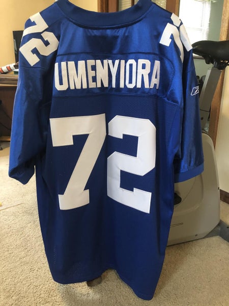 Osi Umenyiora New York Giants #72 Blue Used Adult Size 50