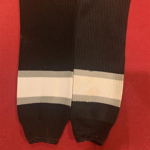 Youth Black Used CCM Hockey Socks