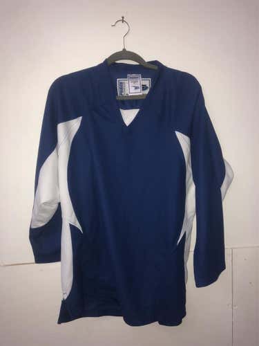 Blue And White Adult Small Practice Jersey