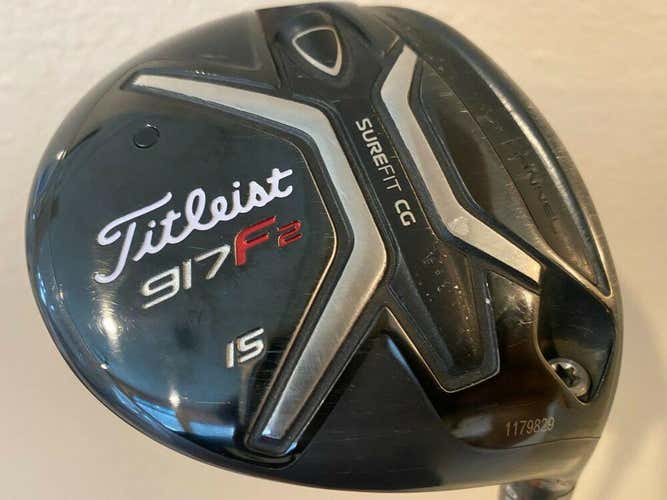 Titleist 917 F2 15* Fairway Metal  with Pro Force V2 76g Stiff Flex 0906