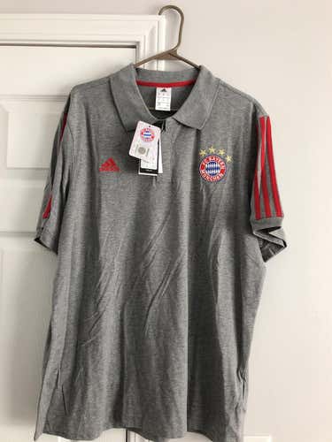 Bayern Munchen Gray Men's XL Adidas Shirt