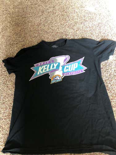 Black Men's Orlando Solar Bears Kelly Cup Playoff Large  Shirt