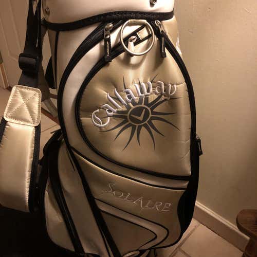 Gold Men's Callaway Carry Bag