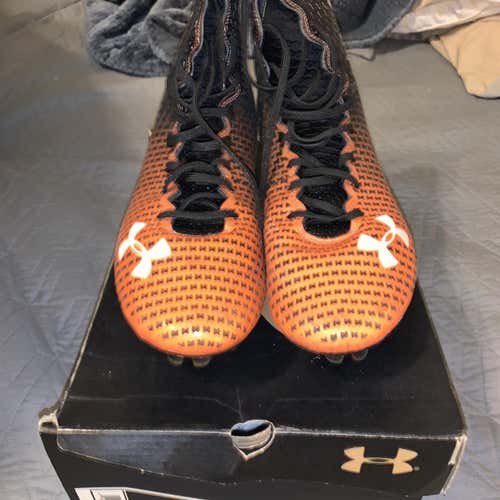 Orange Men's Molded Cleats Under Armour