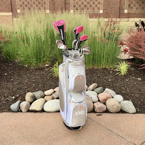 Used Precise Ml55 10 Piece Womens Right Package Set Graphite Ladies