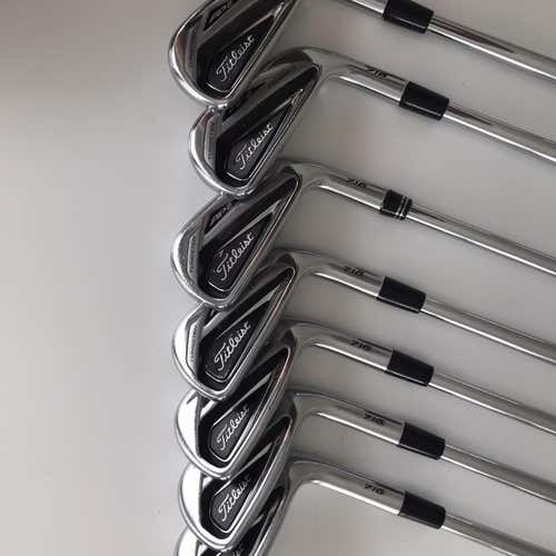 Used Right Handed AP2 716 Stiff Flex Steel Shaft Iron Set (4-PW)