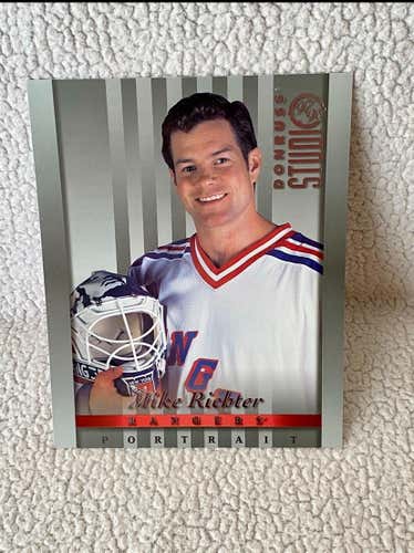MIKE RICHTER DONRUSS STUDIO 97-98 8x10 Hockey Card Portrait