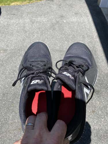 Black New Adult Men's Men's 10.5 (W 11.5) Turf Cleats New Balance