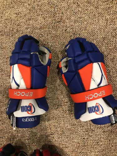 Blue Used Epoch Integra 13" Lacrosse Gloves