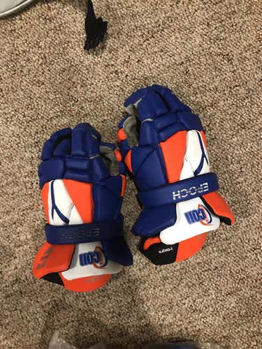 Blue Used Epoch Integra 13" Lacrosse Gloves