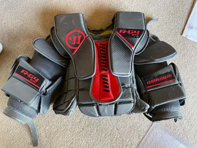 Intermediate Used Small Warrior Ritual G4 Goalie Chest Protector