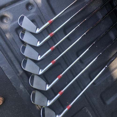 Used Right Handed 690.CB Forged Extra Stiff Flex Steel Shaft Iron Set