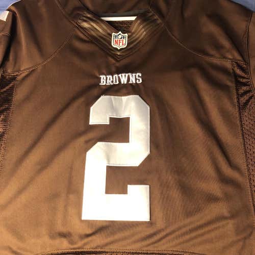 Johnny Manziel Brown Cleveland Browns Jersey
