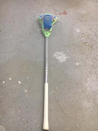 Stallion Head, Warrior Platinum Shaft, Jimalax Mesh, Dyed Head