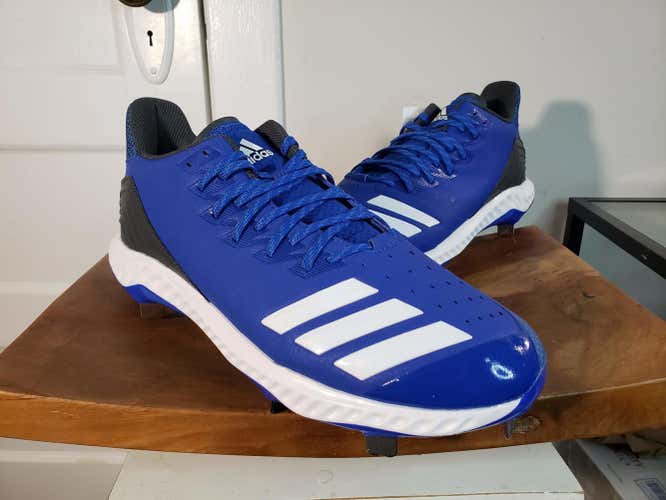 Adidas Men's Baseball Icon Bounce Cleats Royal Blue New CG5243