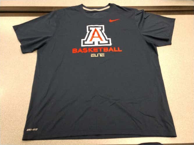 Blue XL Nike University of Arizona Elite Basketball t-shirt